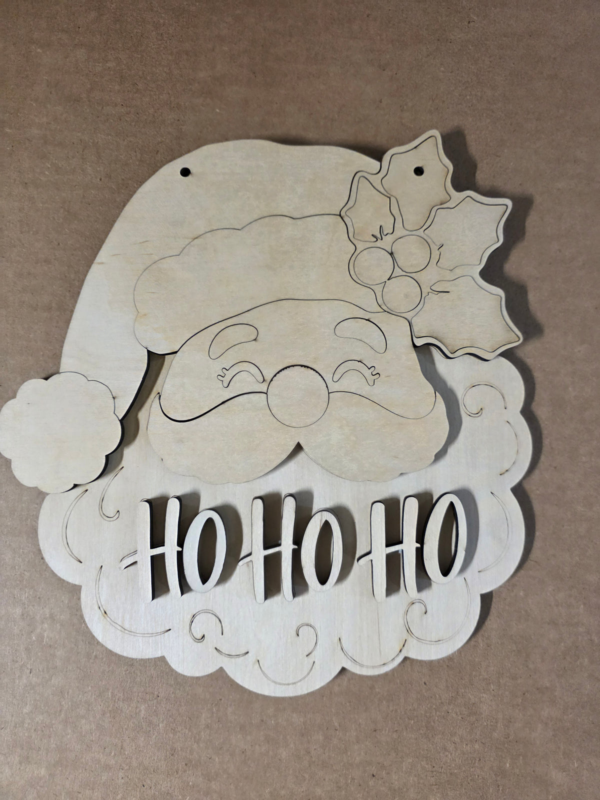 Santa's Face Blank