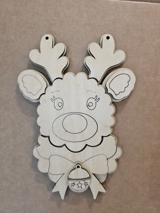 Scallop Reindeer Blank