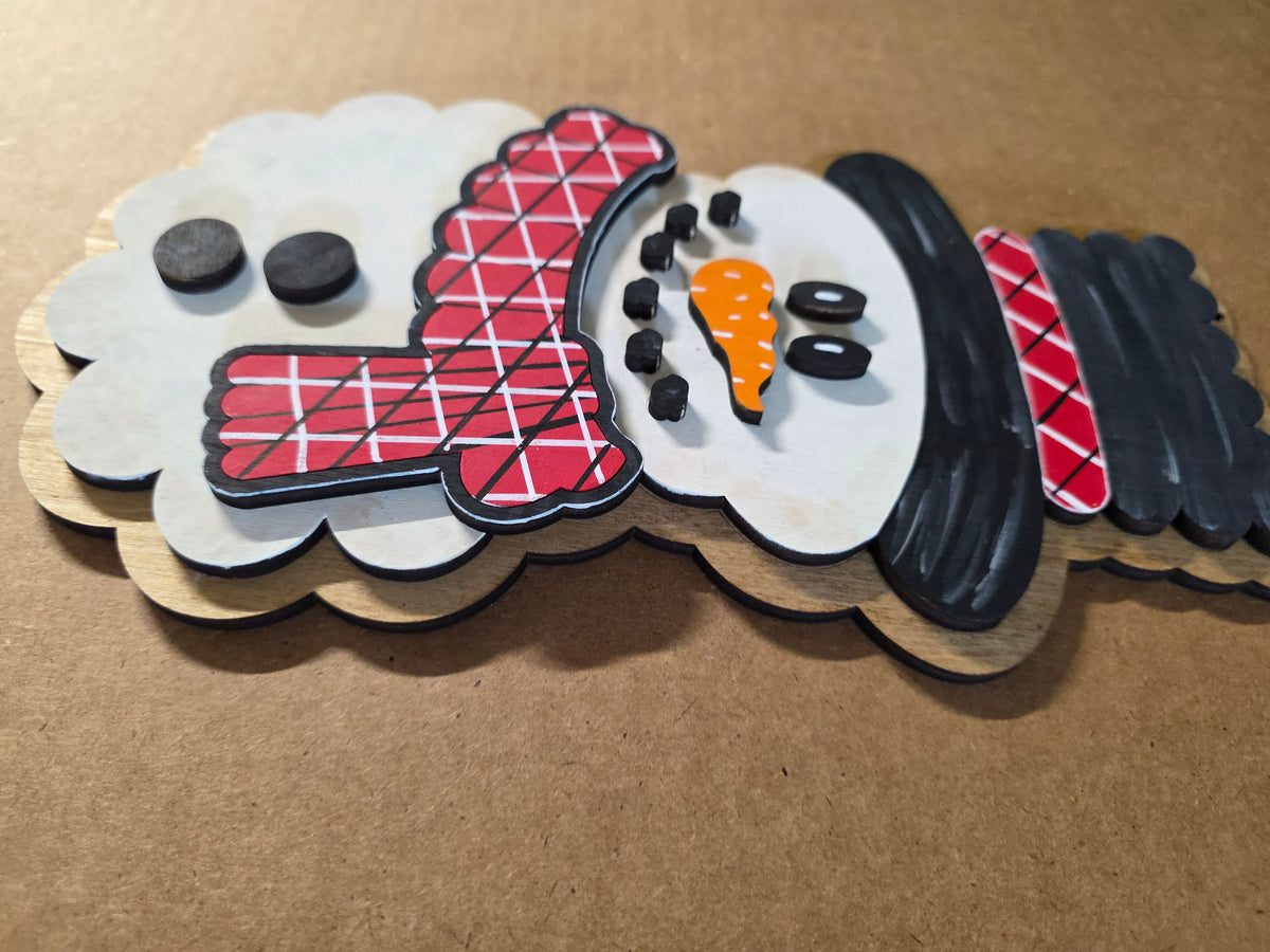 Scallop Snowman Blank