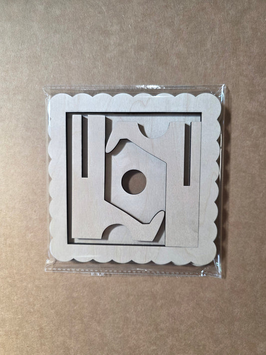 Interchangeable Scallop Frame (fits 4.25 in inserts)