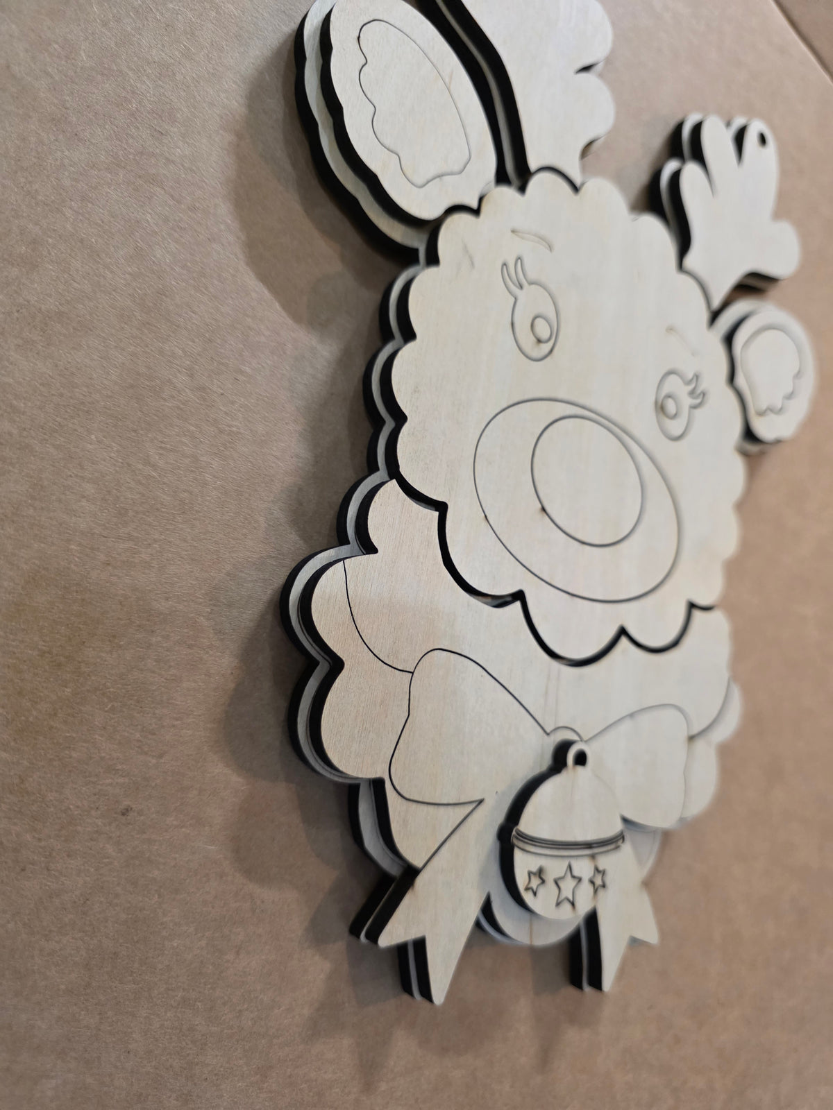 Scallop Reindeer Blank
