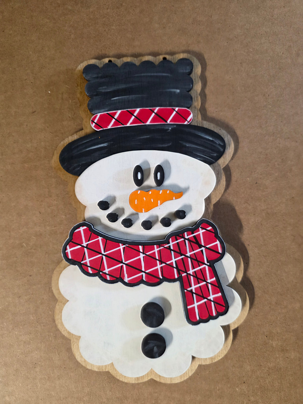 Scallop Snowman Blank